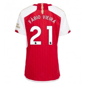 Arsenal Fabio Vieira #21 Hemmakläder Dam 2023-24 Kortärmad